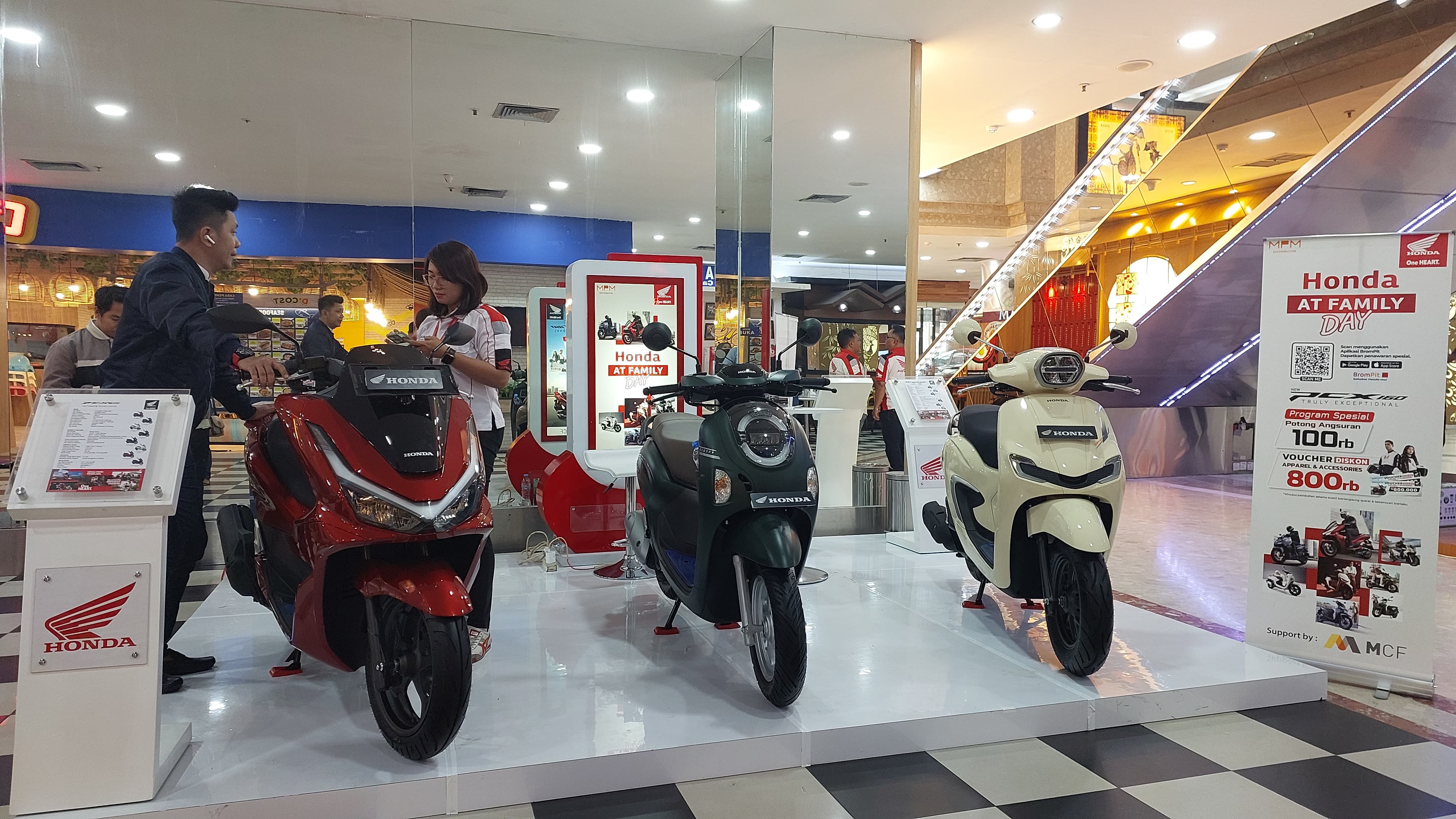 MPM Honda Jatim Hadirkan Jajaran Skutik Honda di Honda AT Family